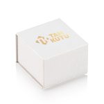 Beyaz Mıknatıslı Yüzük veya Küpe Kutusu