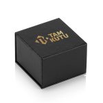 Siyah Mıknatıslı Yüzük veya Küpe Kutusu