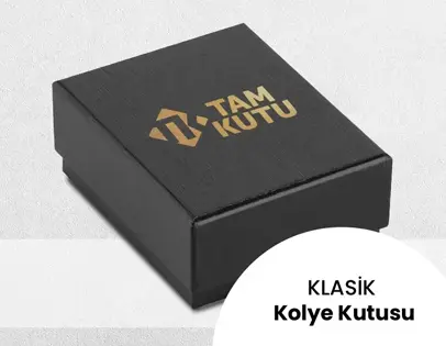 Siyah Klasik Kolye Kutusu